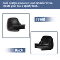 thumbnail image 3 of Reemplazo de tapa de espejo lateral derecho ABS negro para Citroen Dispatch/Jumpy 2016-2024, guardacubierta de espejo No.98087411XT, 3 of 7