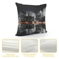 thumbnail image 4 of Nawypu New York Landscape Throw Pillow Cover Rise Building Throw Waist Pillow Case Decorative Cushion Cover Pillowcase Sofa Lumbar, 4 of 5