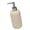 Oval -Beige., variant on Hand Soap Pump Dispenser in Resin for Bathroom Counter, Freestanding Lotion Bottle for Vanity, Guest Washroom Use