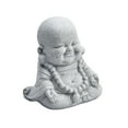 thumbnail image 4 of Fat Smiling Buddha Garden Ornament Sandstone Effect Outdoor Indoor Statue Decor, 4 of 8