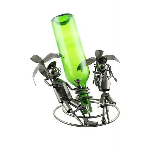 3starimex Wine Caddy Couple at Beach Wine Bottle Holder