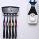 thumbnail image 4 of Inteprter Dispensador automático de de para el baño del hogar a la moda + 5 uds. Juego de soporte para cepillos de dientes, juego familiar, Almacenamiento y organización del hogar Inteprter HA013972-00, 4 of 6