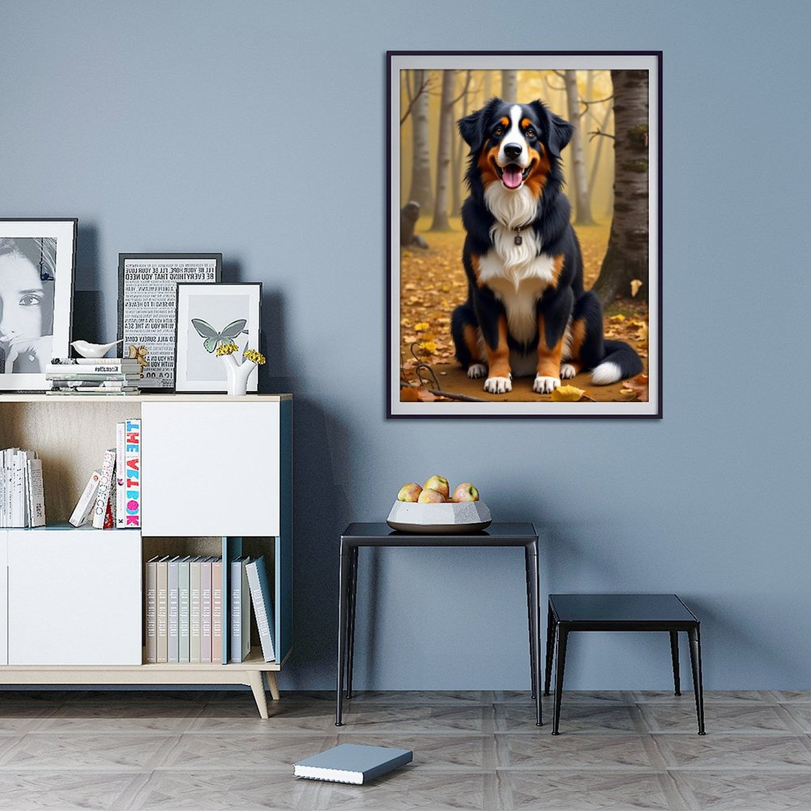 Diamond Art Kit for Adults, Modern Bernese Print No.68 Diamond Painting for Adults Beginners, 5D DIY Diamond Art Painting Kits, Colorful Diamond Painting Craft for Home Decor 12x16