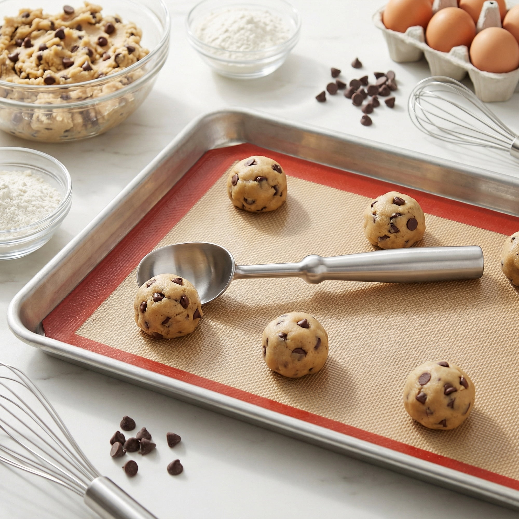 Unique Bargains Stainless Steel Ice Cream Scoop for Use and Cleaning Silver 8.3in