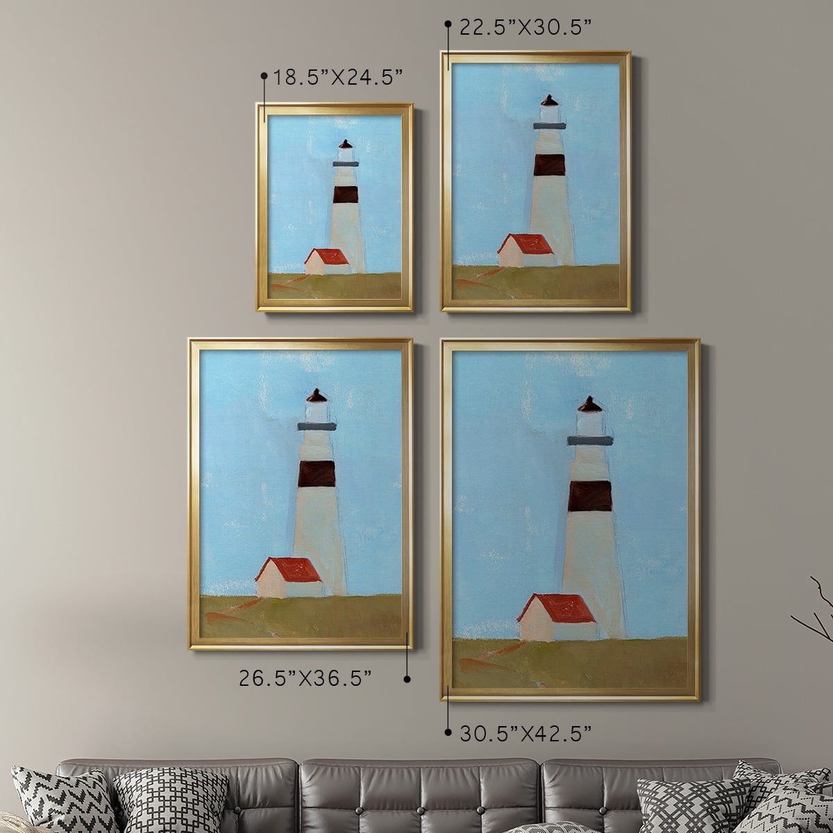 Lookout Point II Premium Framed Print, in Gold, Black, or Silver - Ready to Hang
