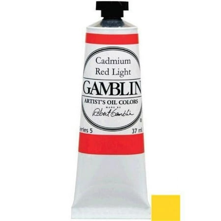 UPC: 0729911111802 | Gamblin G1180 37ml Artists Grade Oil Color – Cadmium Yellow Medium