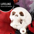 thumbnail image 3 of 1pc Halloween Skull Calabaza Guirnalda Simulada Hoja de arce Garland Decoración (sin lámpara), 3 of 6