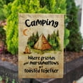 thumbnail image 2 of America Forever Camping Garden Flag Campfire Toasts Marshmallows Double Sided Summer Camping Flags for Campers Seasonal Yard Outdoor Decorative Flag - 12.5 x 18 Inch, 2 of 4