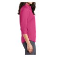 thumbnail image 3 of Mafoose Women's 3/4-Sleeve SuperPro Twill Shirt Pink Azalea X-Small, 3 of 5