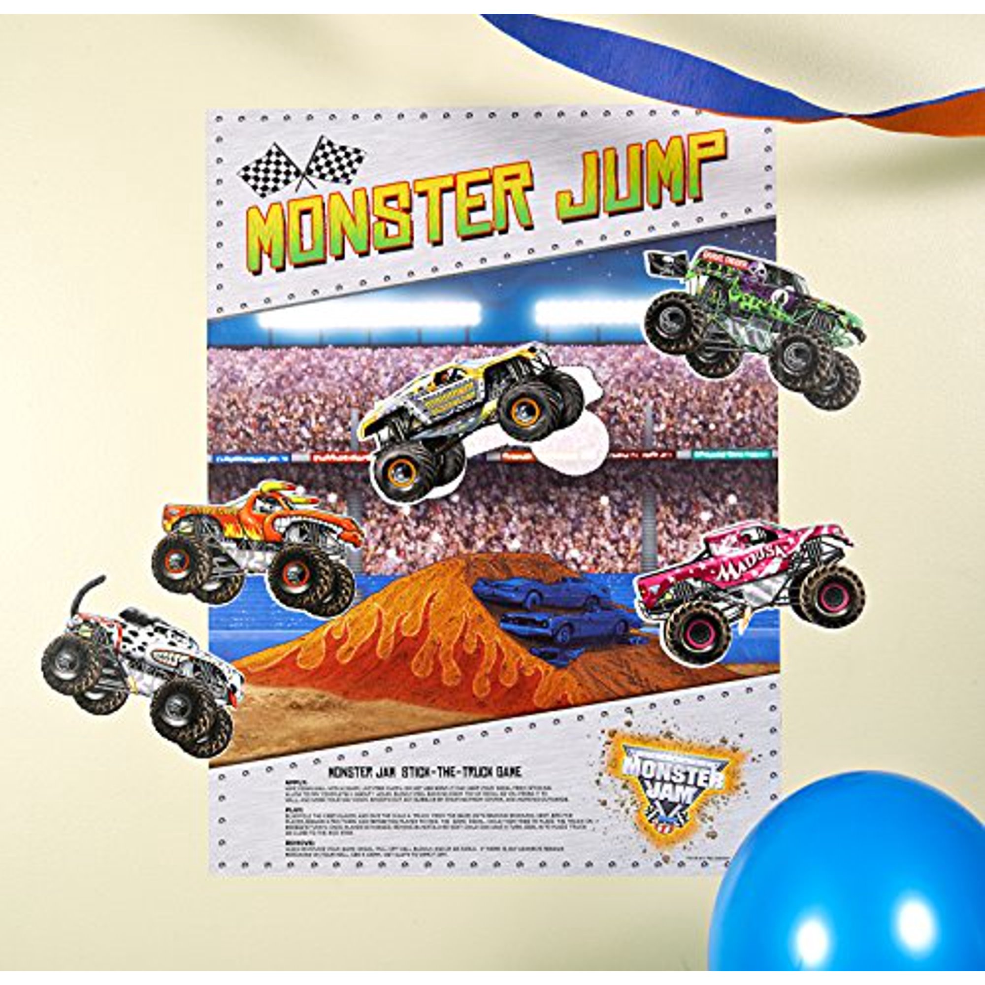Birthdayexpress Monster Jam Party Supplies Stick The X Game