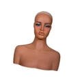 thumbnail image 4 of Realista Mannequin Head Manikin Head Bust Bust Professional con Multipropósito Multipropósito que muestra la cabeza de la peluca de stand para m, 4 of 9