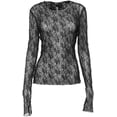 thumbnail image 7 of CoCozhu Women's Solid Color Sheer Mesh Tops Fairy Grunge Long Sleeve Emo Streetwear Gothic Coquette Slim Fit Alt Clothes, 7 of 7