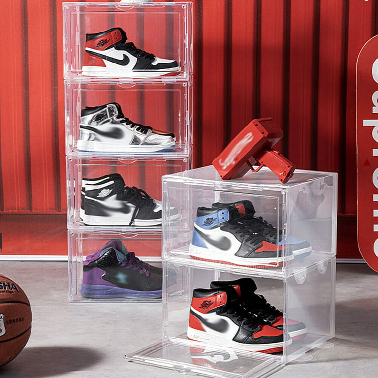 stackable storage shoe boxes for display
