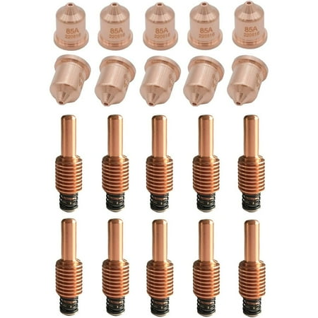 

10pcs 220816 nozzles & 10pcs 220842 electrodes plasma cutting consumables Fit PMX 85/105
