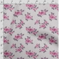 thumbnail image 3 of Soimoi Floral Printed, Polyester Fleece, Fabric by The Yard Sewing DIY Stretch Fabric 56 Inches Wide, WarmFabric for Hats, Coats, Gloves, Blankets,, 3 of 5