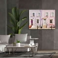 thumbnail image 5 of Epic Graffiti 'London Pink Purple Houses' by Keri Bevan, Giclee Canvas Wall Art, 54"x40", 5 of 8