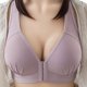thumbnail image 2 of Gibobby Brasier Deportivo Para Mujer Sujetador deportivo transpirable con botones deompleta para mujer sin sujetador de anillo de(Gris,46), 2 of 3