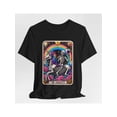 thumbnail image 1 of Graphic vintage tee The Audacity Funny Tarot Card Sarcastic Skeleton T-Shirt Selected pure cotton interesting design short sleeve t-shirt for men, soft and breathable, 1 of 5