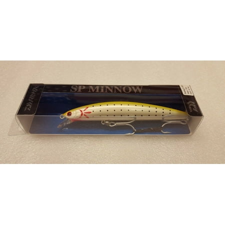 UPC: 0043178036181 | Daiwa Salt Pro SP Minnow 13F (YELLOW PEARL) 5 ⅛ Floating Bait Lure – DSPM13F30