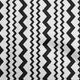 thumbnail image 1 of oneOone Cotton Flex Black Fabric Vertical Chevron Craft Projects Decor Fabric Printed By The Yard 40 Inch Wide, 1 of 4