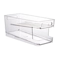 thumbnail image 1 of Organizador para refrigerador, dispensador de latas, contenedor organizador de almacenamiento, caja de almacenamiento de latas de refrescos y bebidas rodantes automáticas de 2 capas para nev, 1 of 5