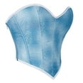 thumbnail image 3 of DJskiyers Sexy Bustier Tops for Women Vintage Bustier Corset Top Strapless Boned Cropped Tops for Going Out Fashion Concert Tops, 3 of 8