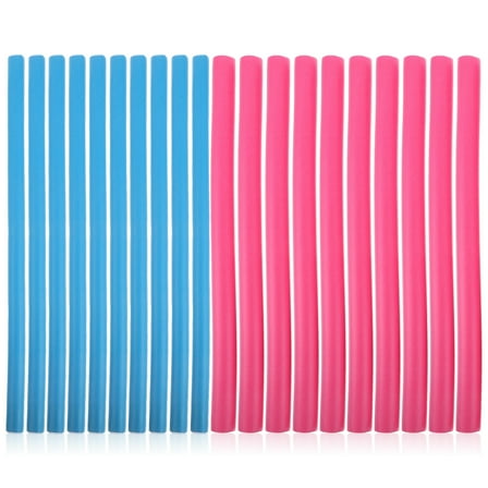 WHAMVOX  2 Packs Heatless Rollers for Long Hair Curling Iron Curler Miss