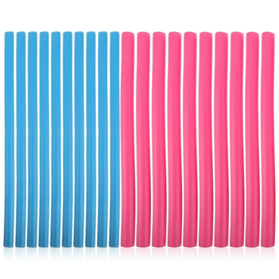 WHAMVOX  2 Packs Heatless Rollers for Long Hair Curling Iron Curler Miss