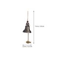 thumbnail image 4 of 2Pcs Metal Leather Pattern Wind Bells Decorative Hanging Pendant Traditional Wind Chime, 4 of 8