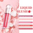 thumbnail image 5 of Aliver Liquid Blush, Soft Cream Face Blush,Natural Matte Finish Looking, Face Cream Blush Makeup Long-Lasting, Moisturizing Lightweight Blendable Feel - 1Pack, 5 of 10
