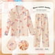 thumbnail image 4 of Conjunto de pijama de manga larga para niños de Anime Kawaii Sanrioed Cinnamoroll Hello Kitty Kuromi Y2K, ropa de dormir para el hogar de dibujos animados para niño y niña, 4 of 5