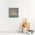 thumbnail image 2 of Metaverse C962722-0120000-8CAAAMA Coffee & Co III Teal & Gray by Janelle Penner Canvas Wall Art - 12 x 12 in., 2 of 3