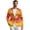 Butterfly Sky, variant on Saxophone Music Print One Button Blazer, Lightweight Polyester Men's Jacket for Office Wear and Prom Events