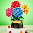 thumbnail image 5 of Honchoes Hydrangea Bouquet Building Set Compatible with Lego Flowers Bonsai Sahara Love 843 Pcs, 5 of 6