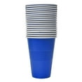 thumbnail image 3 of (4 pack) Way to Celebrate! Disposable Electric Blue Party Plastic 16 fl oz Cups, 18ct, 3 of 5