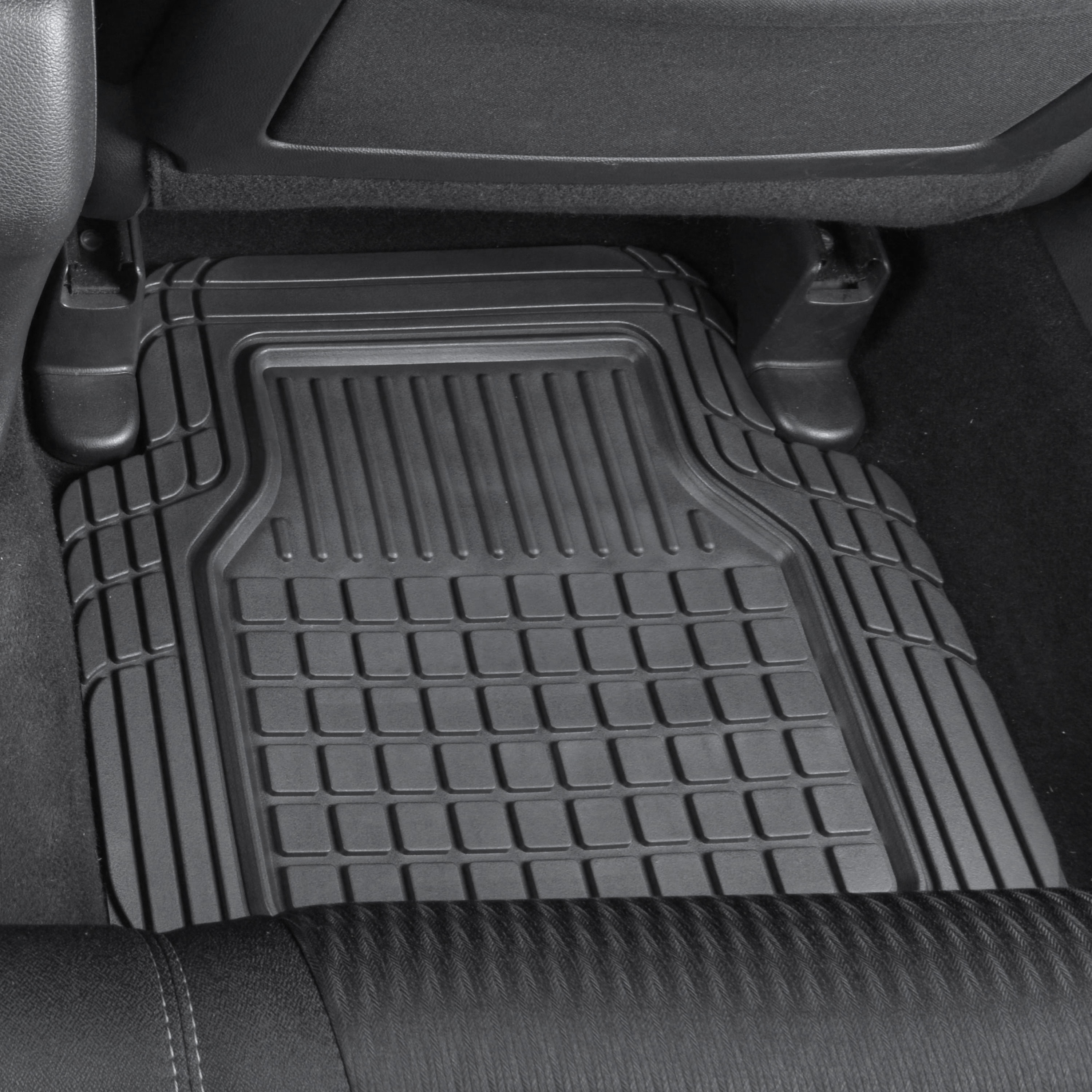Motor Trend Rubber Car Floor Mats, Trim to Fit, Set of 4 photo 7