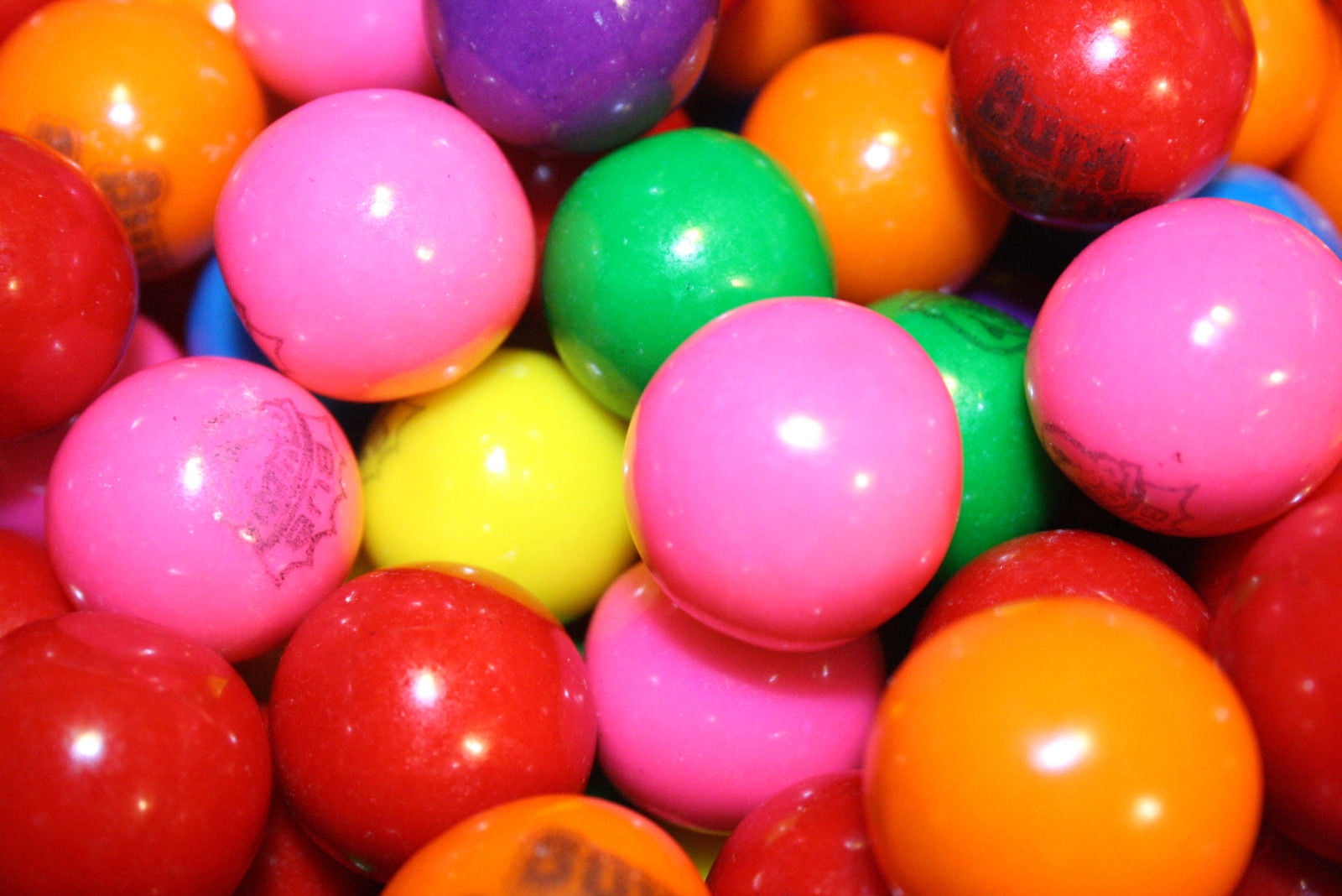 BAYSIDE CANDY GUMBALLS ASSORTED 25mm or 1 inch, 5LBS