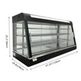 thumbnail image 5 of Techtongda 47" Commercial Desktop Food Display Cabinet Egg Tart Heating Insulation Cabinet Three-layer, 5 of 12