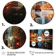 thumbnail image 3 of Designart "Cityscape modern Reflections II" Cityscapes Metal Art Print Set, 3 of 5