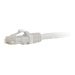 25' Cat6 Shield - C2G 25ft Cat6 Snagless Unshielded (UTP) Ethernet Network Patch Cable - White - patch cable - 25 ft - white