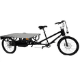 thumbnail image 3 of Electric Cargo Trike Flatbed Delivery Bike Industrial Tricycle Utility Bicycle Adult Commercial 1500W Power 660lb Capacity Long Range Black, 3 of 5