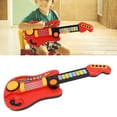 thumbnail image 4 of Electric Guitar Toy, Kids Guitar Multifunctional Cute Shape Plastic Exercise Grasping Skill Folding Improve Recognition Ability  For Kindergarten Red,Blue, 4 of 8