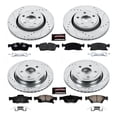 thumbnail image 3 of PowerStop Front and Rear Z23 Evolution Sport Carbon-Fiber Ceramic Brake Pad and Drilled & Slotted Rotor Kit Fits: DODGE JEEP Select Models K7136, 3 of 10
