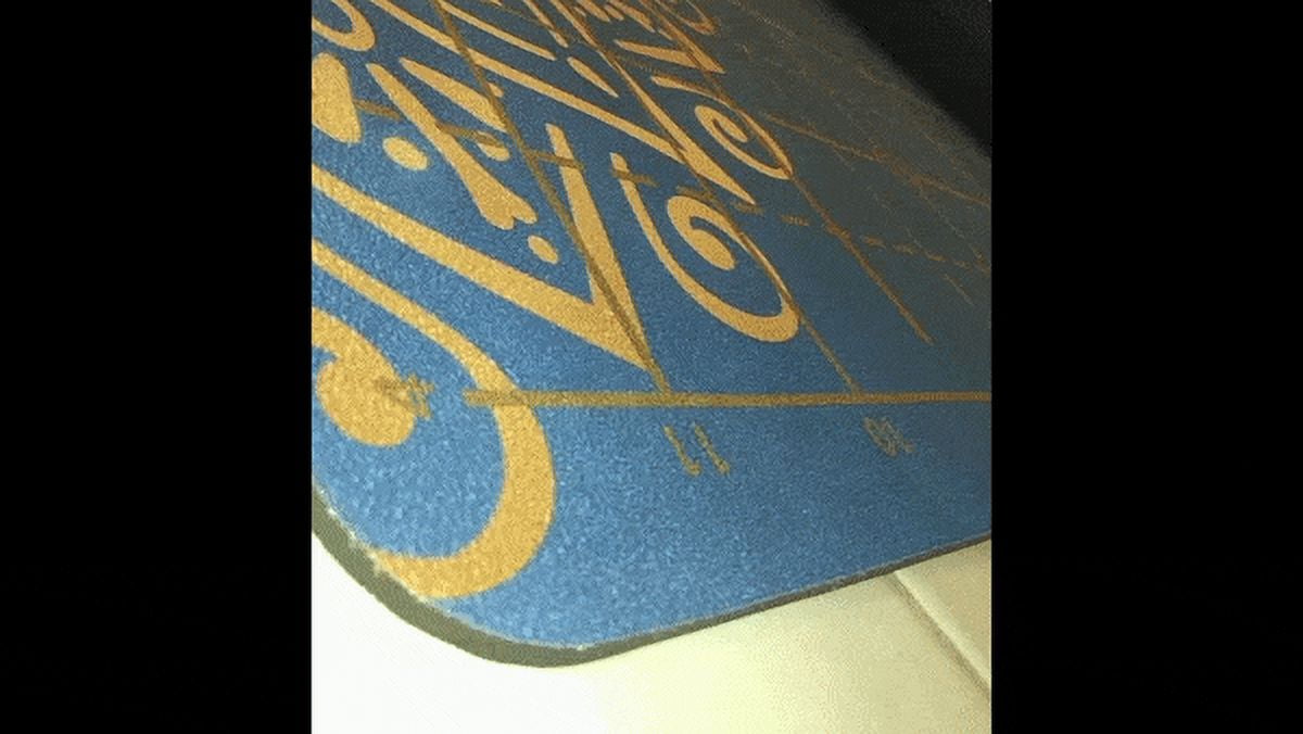 Matrix WAVE Yoga Alignment & Awareness Mat - A Matrix of Grid Lines & Coordinates