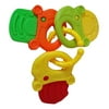Widdle Wascals Silicone Baby Teether Keys - BPA Free Teething Toy - Keeps Babies Happy, Soothes Sore