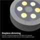 thumbnail image 2 of Lámpara De Noche Led Luz De Pared Magnética De Forma Redonda Atenuación Continua Debajo De La Lámpara Del Gabinete Protección Ocular Alimentada Por Usb Para El Hogar Vogacara HA013069-00, 2 of 7