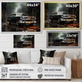 thumbnail image 4 of Designart "Noir Style Retro Auto Grace II" Car Vintage Canvas Wall Art, 4 of 7