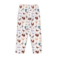 thumbnail image 5 of Goofa Farm Birds Goose Printed Soft Pajama Pants for Women, Wide Leg Comfy Casual Lounge Yoga Pants-Large, 5 of 9