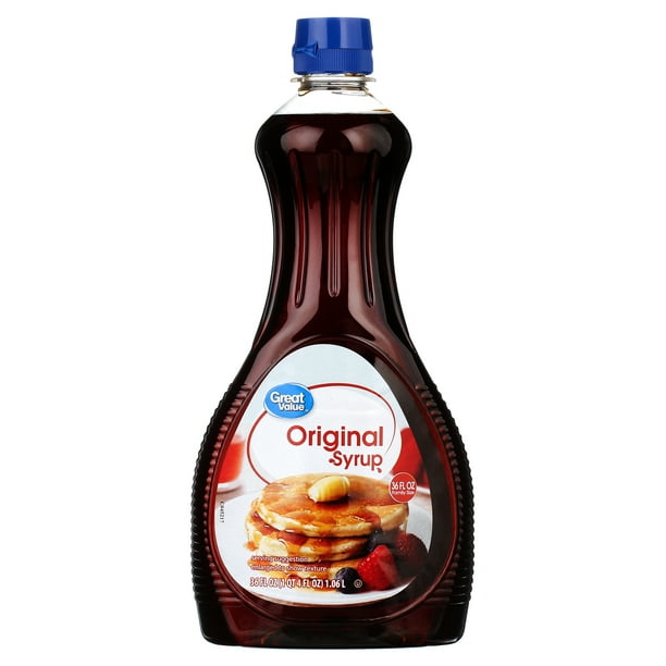 Great Value Original Syrup Family Size, 36 fl oz - Walmart.com