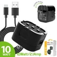 thumbnail image 6 of RUIZ 10W Compact Wall Charger for Nokia G400 (Power Adapter with Type-C USB Cable) - Black, 6 of 8